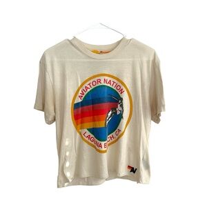 Aviator Nation Circle Logo Boyfriend Tee